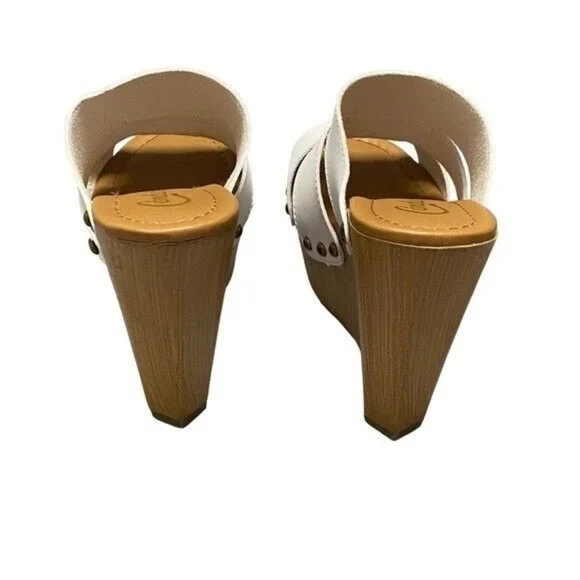 Candie’s Women’s Platform Wedge Sandals Cawendy White Size 7.5 90s Y2K NIB - Picture 5 of 8